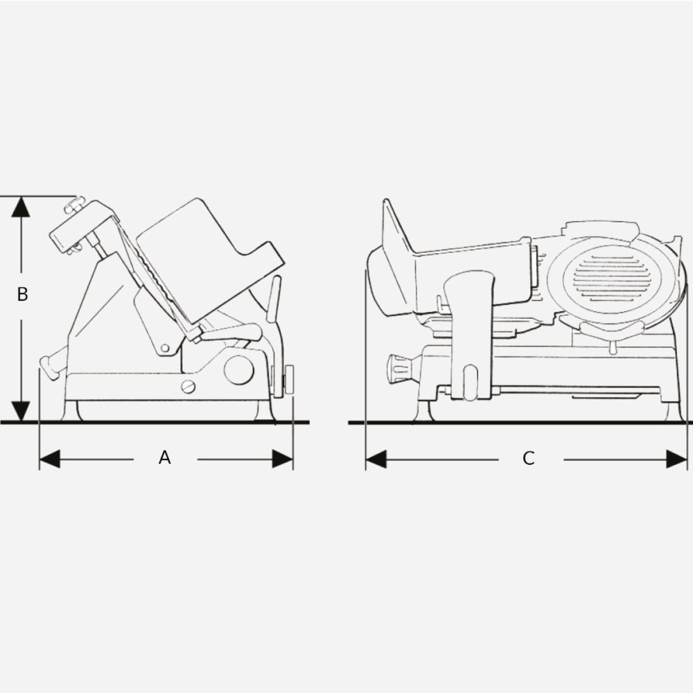 Berkel Professional Slicer Pro Line VS25 Red